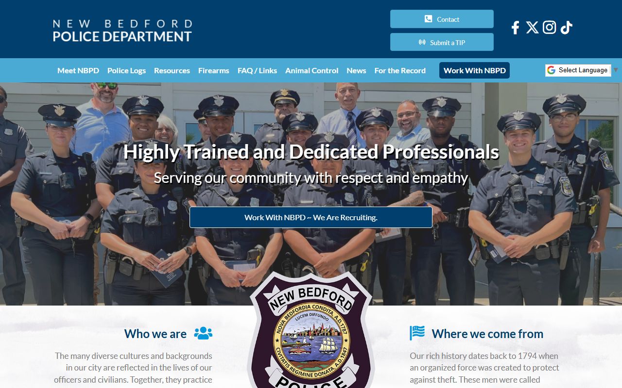 New Bedford recent arrests - New Bedford Police Department