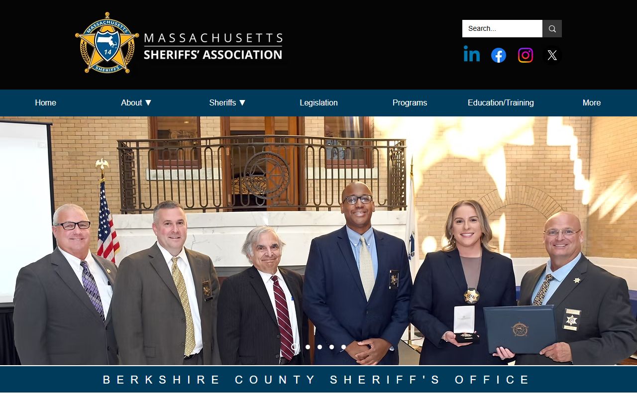 Berkshire County Sheriff page for recent arrests information